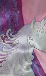 Fairy Tale Hand Painted Silk Scarf - photo 5