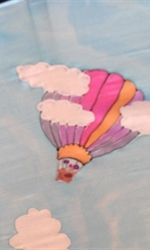 Silk Scarf with Hot Air Balloons - photo 3	 